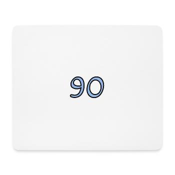 90. 90 JAHRE. 90-JÄHRIGES JUBILÄUM. 90-JÄHRIGES JUBILÄUM. - Mousepad (Querformat) - Weiß - Vorne