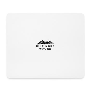 Berg Abenteuer Geschenk Spruch Bergsteigen Wandern - Mousepad (Querformat) - Weiß - Vorne