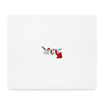 REKT AF - Mouse Pad (horizontal) - white - Front