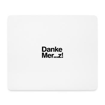 Danke Merz! - Mousepad (Querformat) - Weiß - Vorne
