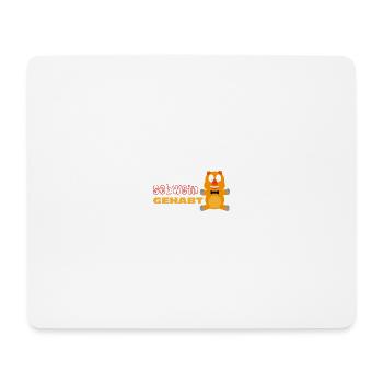 Schwein gehabt - Mousepad (Querformat) - Weiß - Vorne
