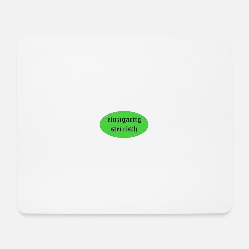 einzigartig steirisch - Mousepad (Querformat) - Weiß