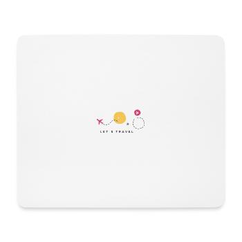 Let's Travel - Mouse Pad (horizontal) - white - Front