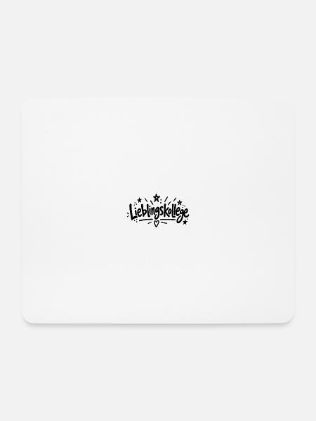 Lieblingskollege - Mousepad (Querformat) - Weiß