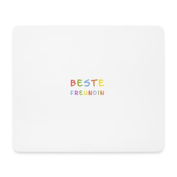 Beste Freundin - Mousepad (Querformat) - Weiß - Vorne