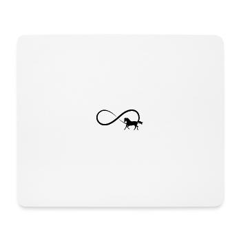 J’aime mon cheval Sport équestre Amour du cheval - Tapis de souris (format paysage) - blanc - Devant