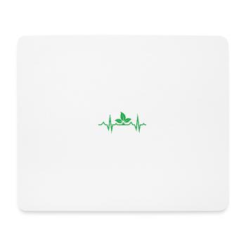 Vegan Geschenksidee für Veganer - Mousepad (Querformat) - Weiß - Vorne