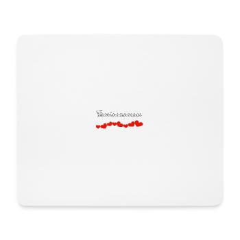 TEMPÉRAMENT D’AMOUR - Tapis de souris (format paysage) - blanc - Devant