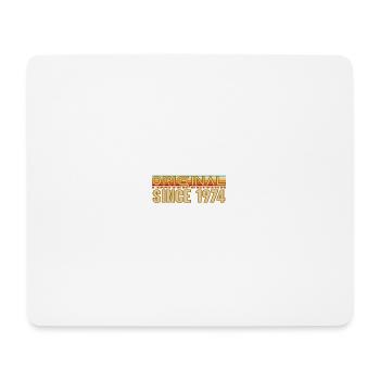 Original 1974 Retro Typography Design - Mouse Pad (horizontal) - white - Front