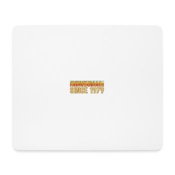 Retro-Originalität 1979 - Mousepad (Querformat) - Weiß - Vorne