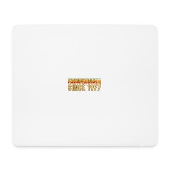 Original 1977 Retro Logo - Mouse Pad (horizontal) - white - Front