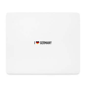 I Love Germany - Mouse Pad (horizontal) - white - Front