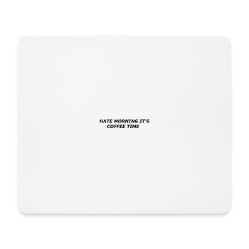 Café - Tapis de souris (format paysage) - blanc - Devant