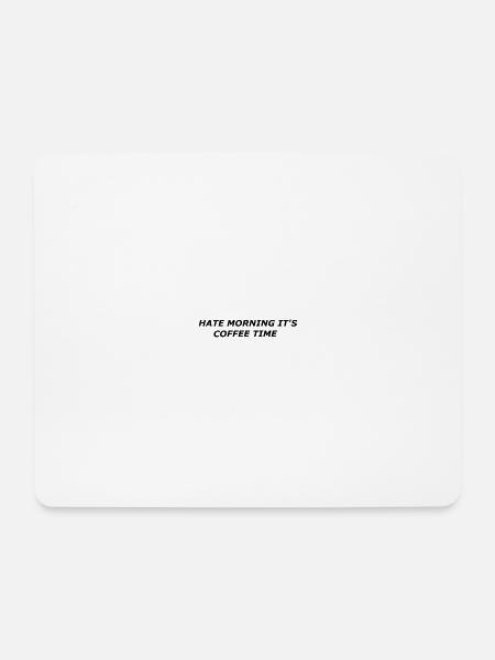Kaffee - Mousepad (Querformat) - Weiß