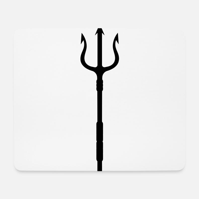 the trident - Mouse Pad (horizontal) - white