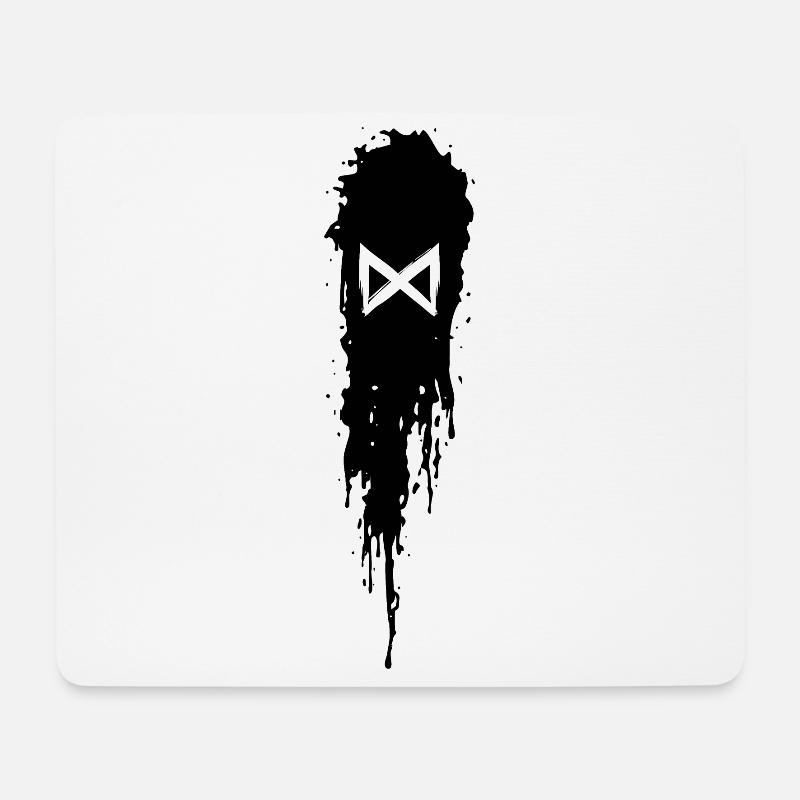 Dagaz - Mousepad (Querformat) - Weiß