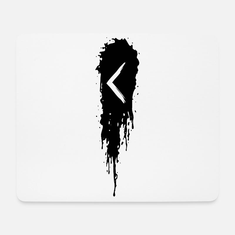 Kenas - Mousepad (Querformat) - Weiß