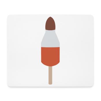 missiles Glace - Mouse Pad (horizontal) - white - Front