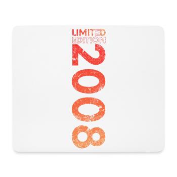 Limited Edition 2008 18th Birthday Gift - Mouse Pad (horizontal) - white - Front
