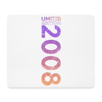 Limited Edition 2008 18th Birthday Gift - Mouse Pad (horizontal) - white - Front