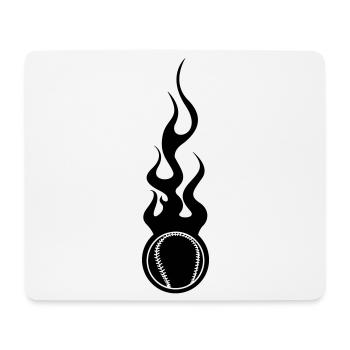 Baseball - Sports - Mouse Pad (horizontal) - white - Front