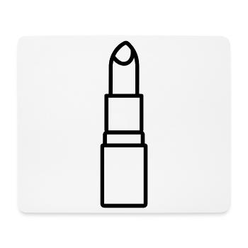 lipstick - Mouse Pad (horizontal) - white - Front