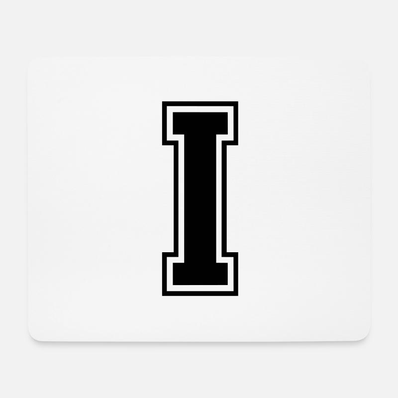 i - Mousepad (Querformat) - Weiß