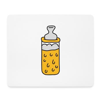 Baby Beer Bottle - Mousepad (Querformat) - Weiß - Vorne