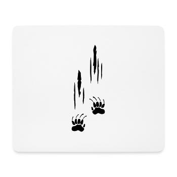 Scratches, Claws - Mouse Pad (horizontal) - white - Front