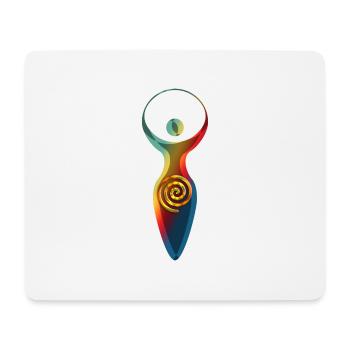 Spiritual Symbol - Goddess Of Earth Gaya 2 - Mousepad (Querformat) - Weiß - Vorne