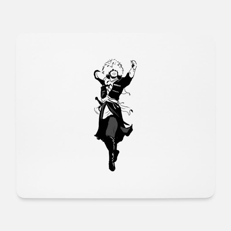 Lezginka Dance - Mousepad (Querformat) - Weiß