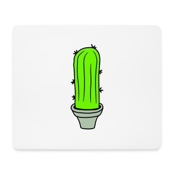 Kaktus Pflanze Stachelig Stacheln Wüsten Kakteen - Mousepad (Querformat) - Weiß - Vorne