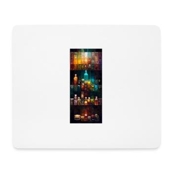 Alchemical potions - Mouse Pad (horizontal) - white - Front