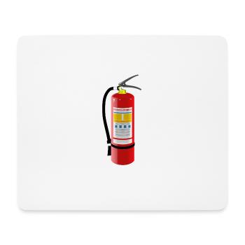 Feuerlöscher - Mousepad (Querformat) - Weiß - Vorne