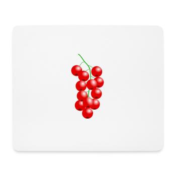 cranberry johannisbeeren veggie gemuese fruits6 - Mousepad (Querformat) - Weiß - Vorne