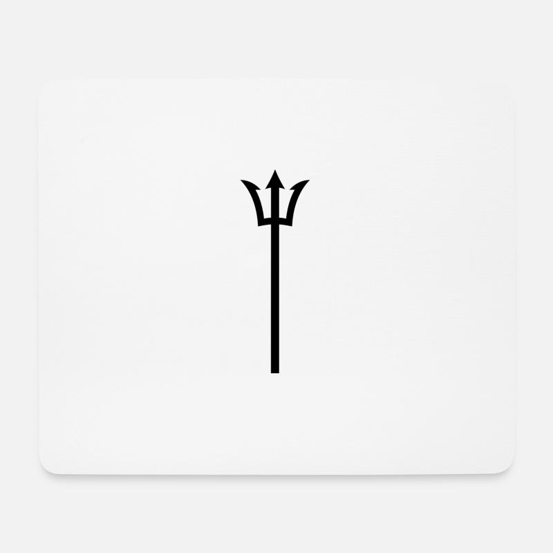 trident - Mouse Pad (horizontal) - white