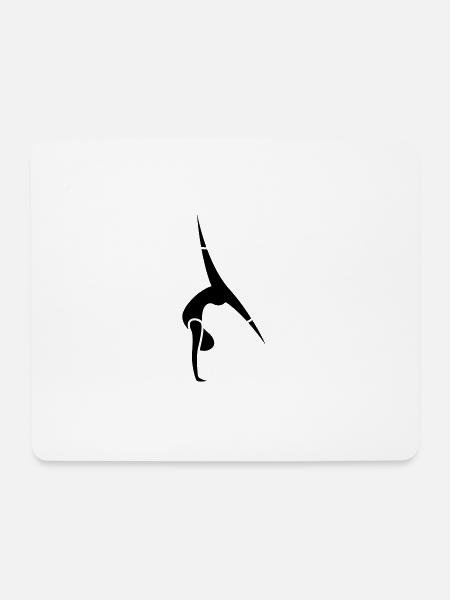 Gymnastics - Gymnast - Mouse Pad (horizontal) - white