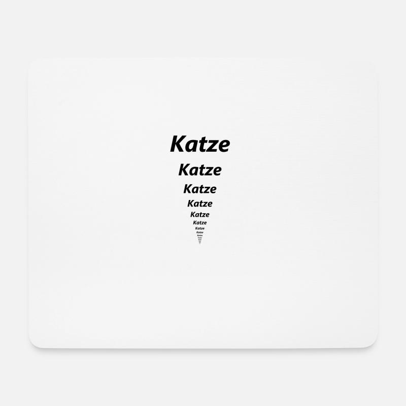 Katze Katze Katze - Mousepad (Querformat) - Weiß