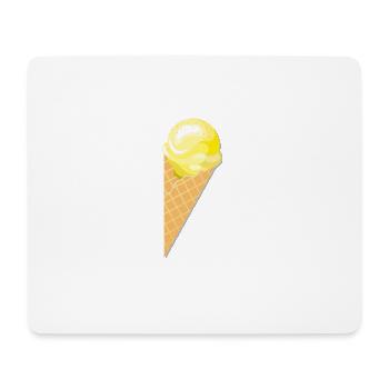 Scoop vanilla ice cream gift idea - Mouse Pad (horizontal) - white - Front