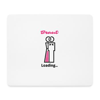 Bride Chargement en cours ... - Tapis de souris (format paysage) - blanc - Devant