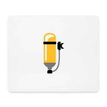 Freiwillige Feuerwehr - Atemschutzgerät Geschenk - Mousepad (Querformat) - Weiß - Vorne
