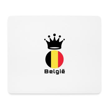 Belgium - Mouse Pad (horizontal) - white - Front