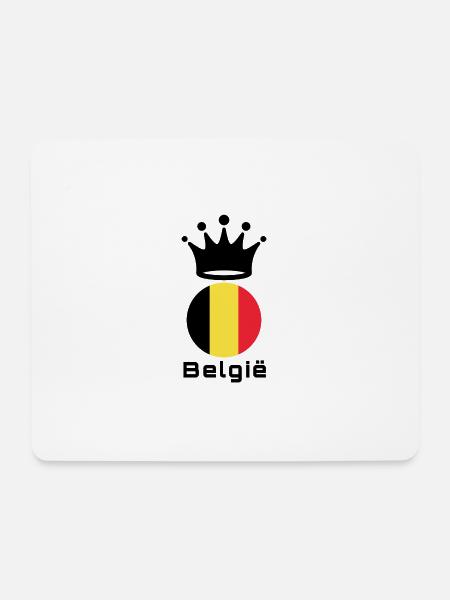 Belgium - Mouse Pad (horizontal) - white