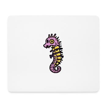 Seahorse Halloween Animal - Mouse Pad (horizontal) - white - Front