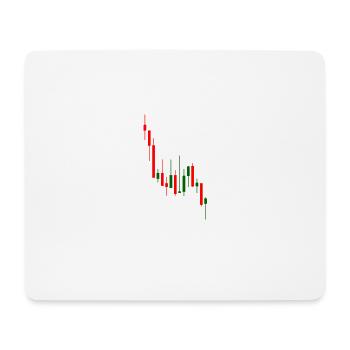 Bougies de cours - Tapis de souris (format paysage) - blanc - Devant