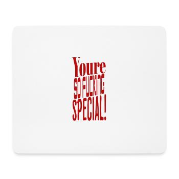 Youre so Special Present Red - Mousepad (Querformat) - Weiß - Vorne