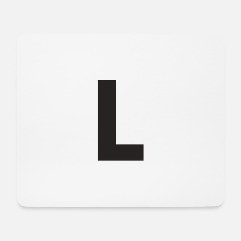 L - Mousepad (Querformat) - Weiß