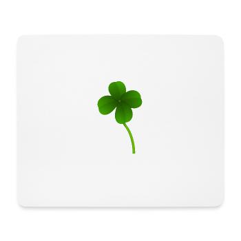 Kleeblatt - Mousepad (Querformat) - Weiß - Vorne