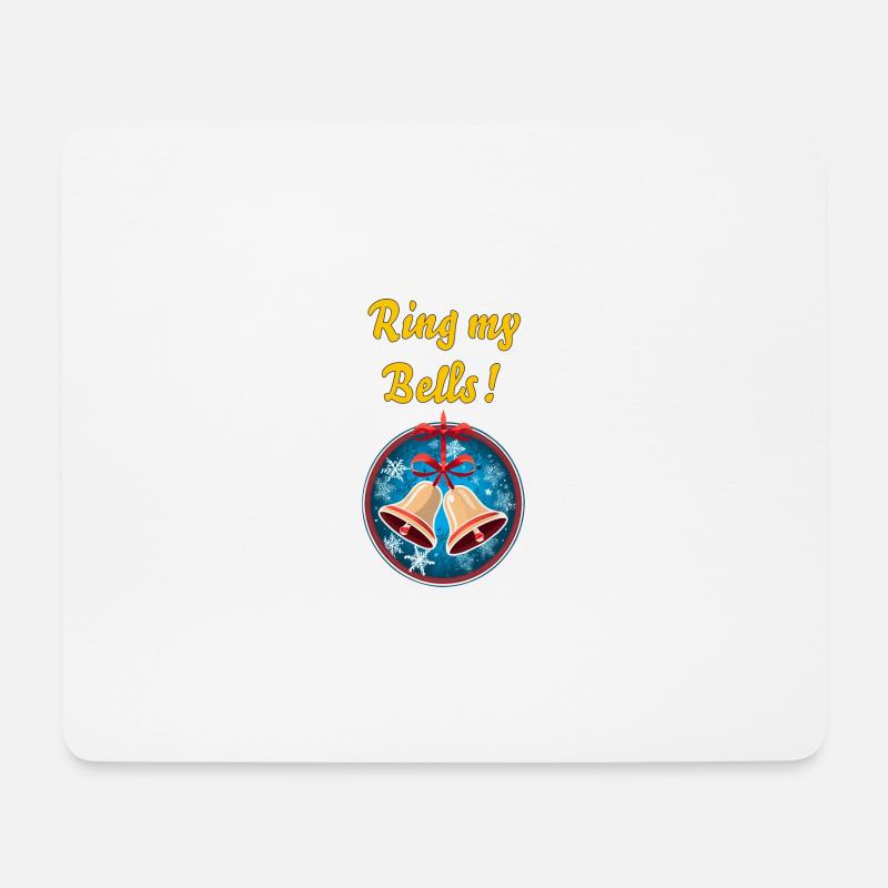 Bells - Mousepad (Querformat) - Weiß
