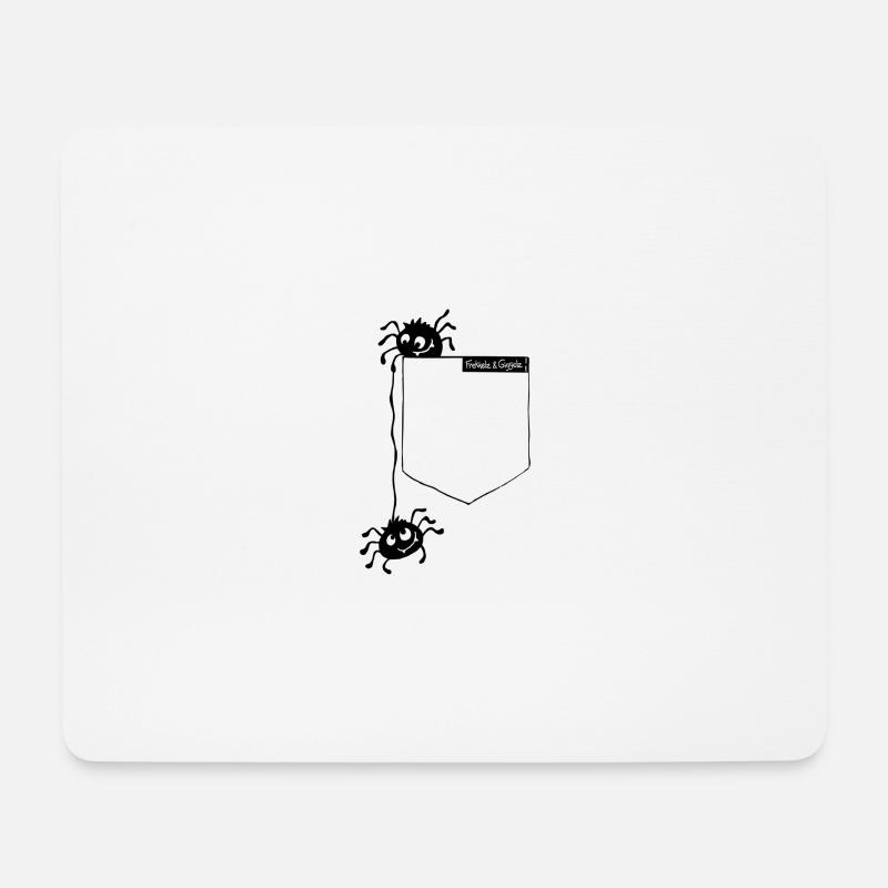 Spinnentierchen - Mousepad (Querformat) - Weiß